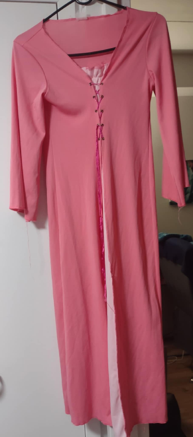 Pink Long Sleeve Dress