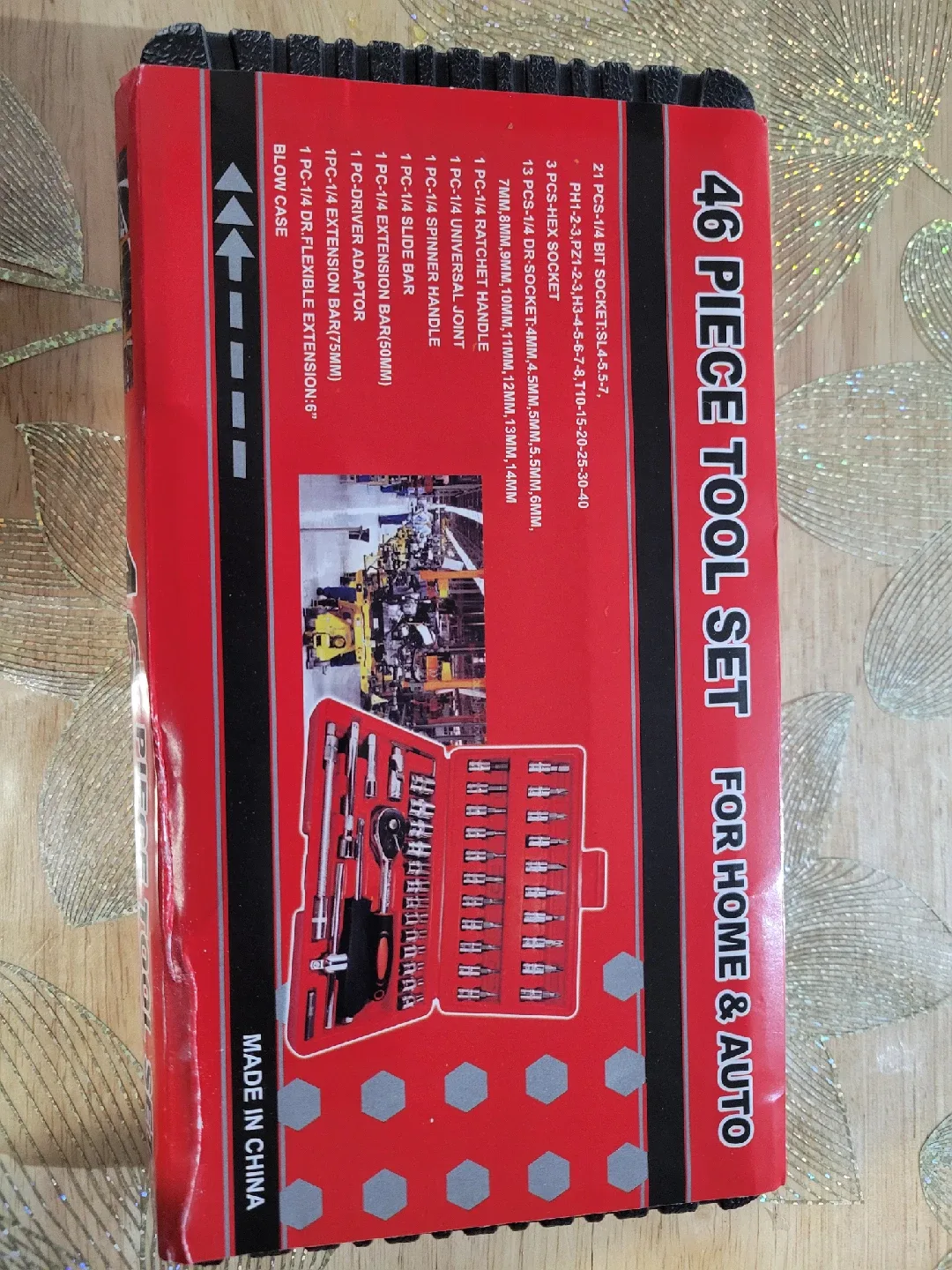 NEW!! 46 Piece Tool Set for Home & Auto image indicator(2)