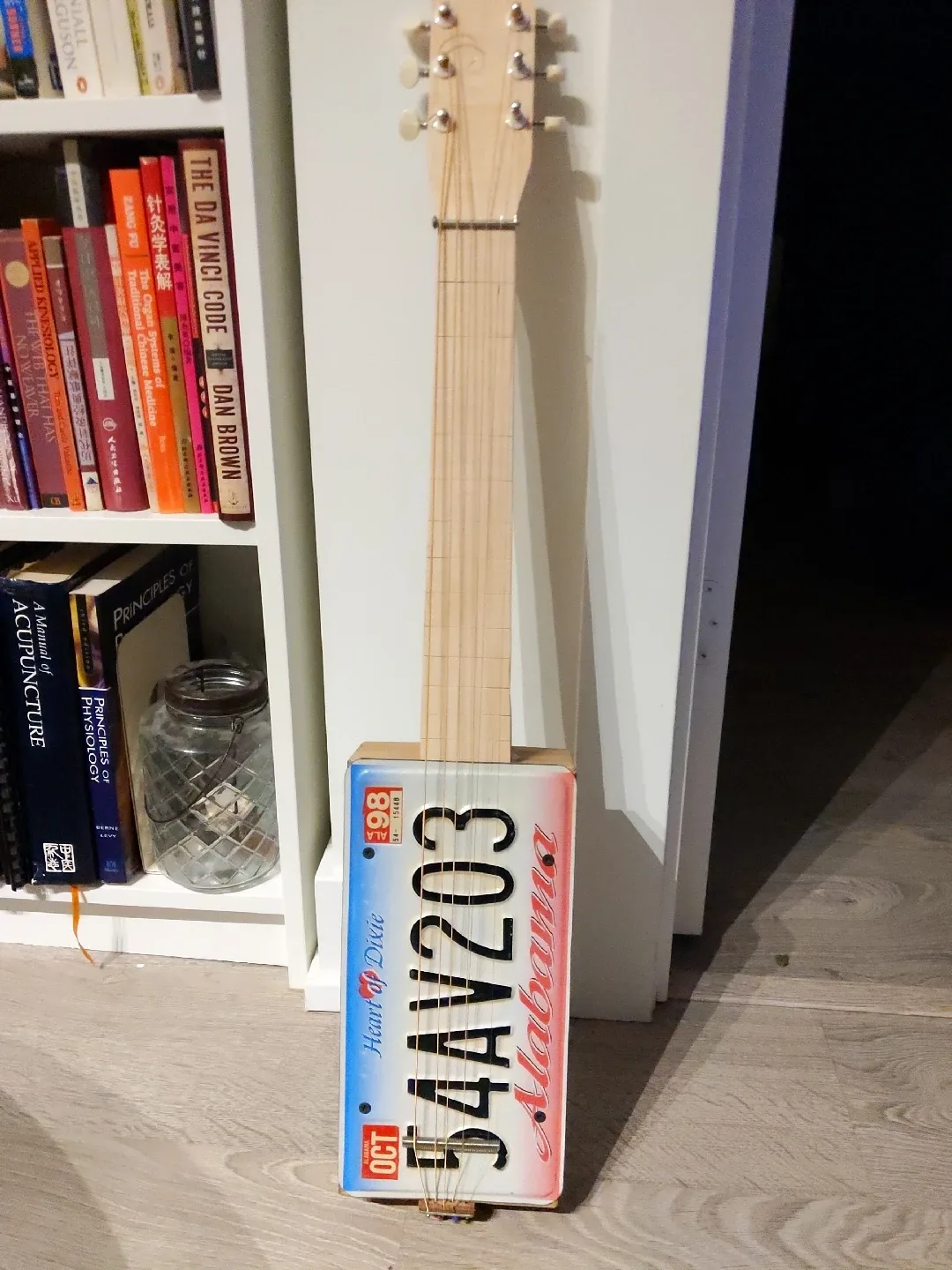 License Plate 6 string Guitar