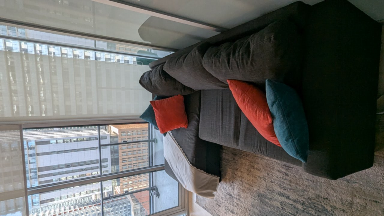 MOVING OUT SALE - Dark Grey Sectional Couch - photo 5