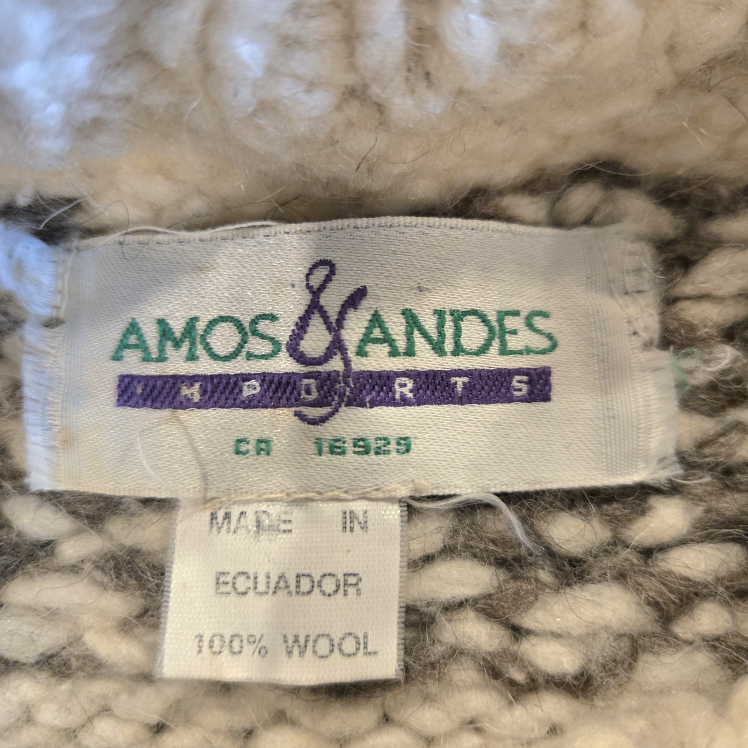 Vintage Amos & Andes Wool Sweater, Men’s Large - photo 2