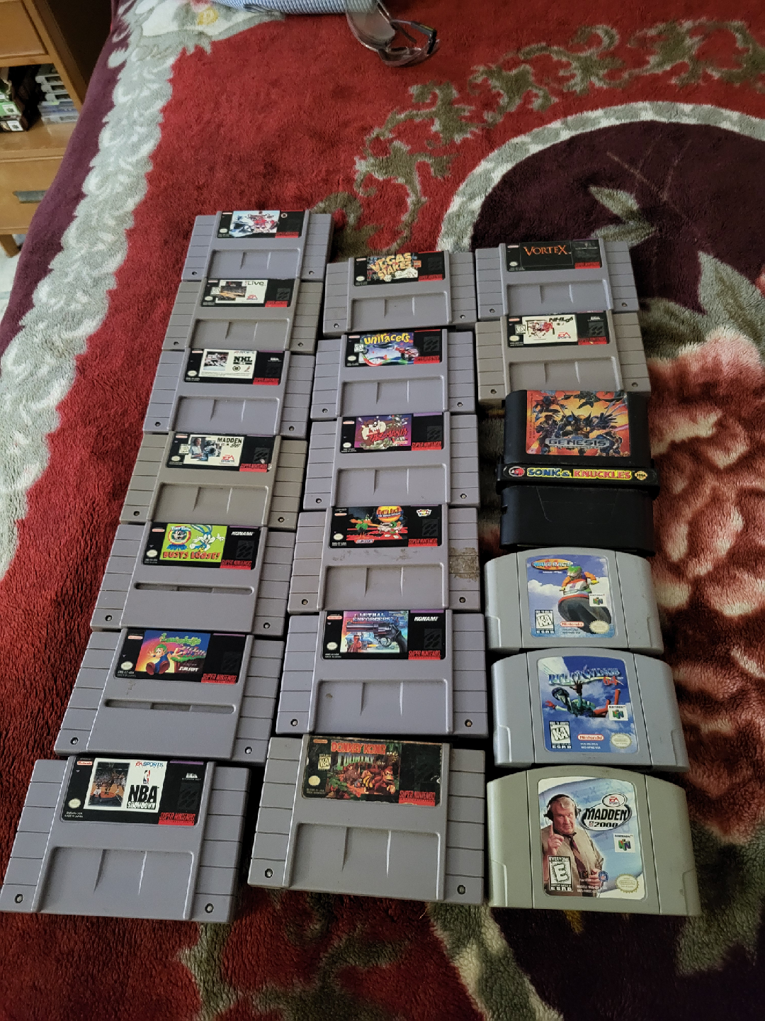 SNES & N64 Game Cartridges Bundle