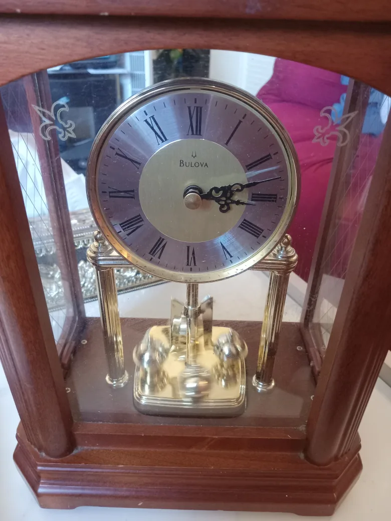 Bulova Mantel Clock with Westminster Chimes image indicator(6)
