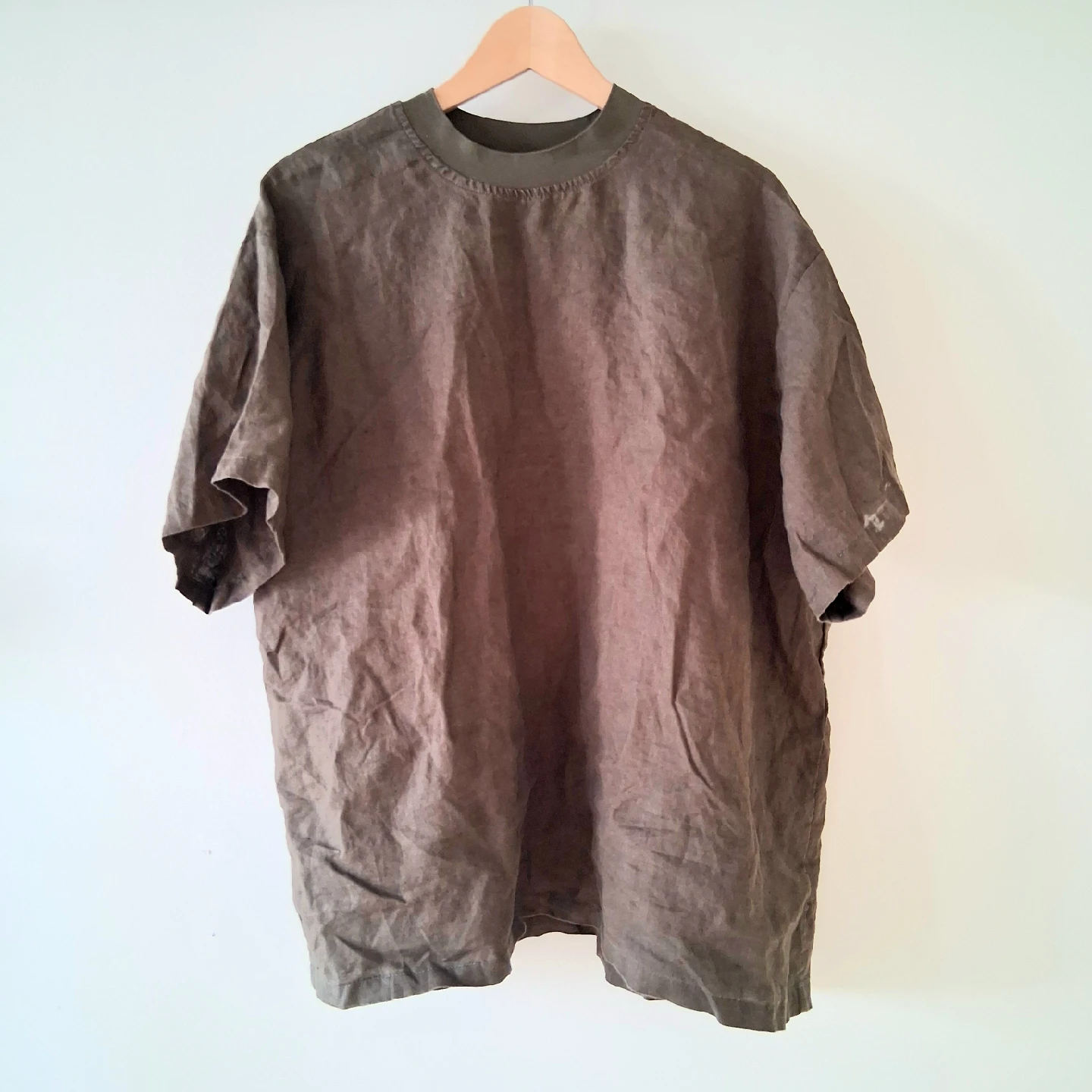 100% Linen Top+Shorts