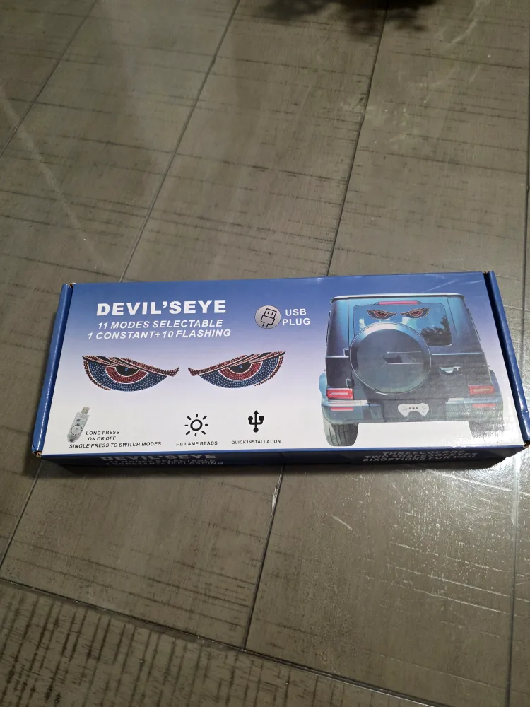 Devil Eye LED Car Stickers, New image indicator(6)