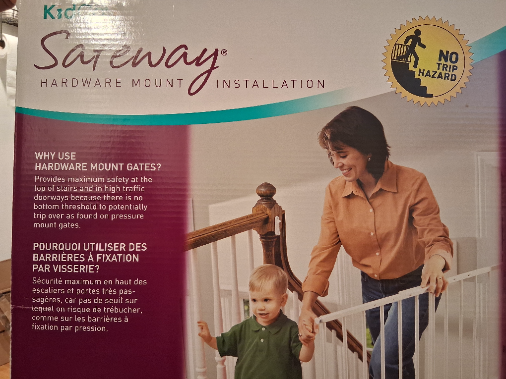 KidCo Safeway Hardware Mount Installation Gate