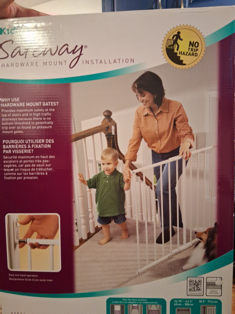 KidCo Safeway Hardware Mount Installation Gate - photo 4