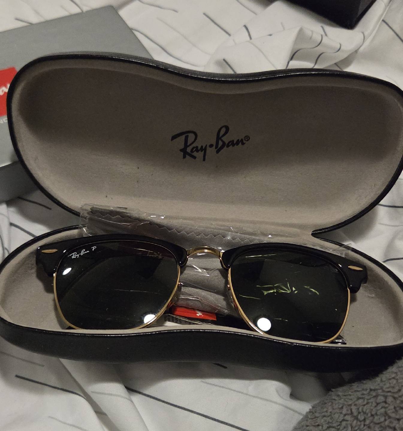 Ray-Ban Clubmaster Sunglasses with Case