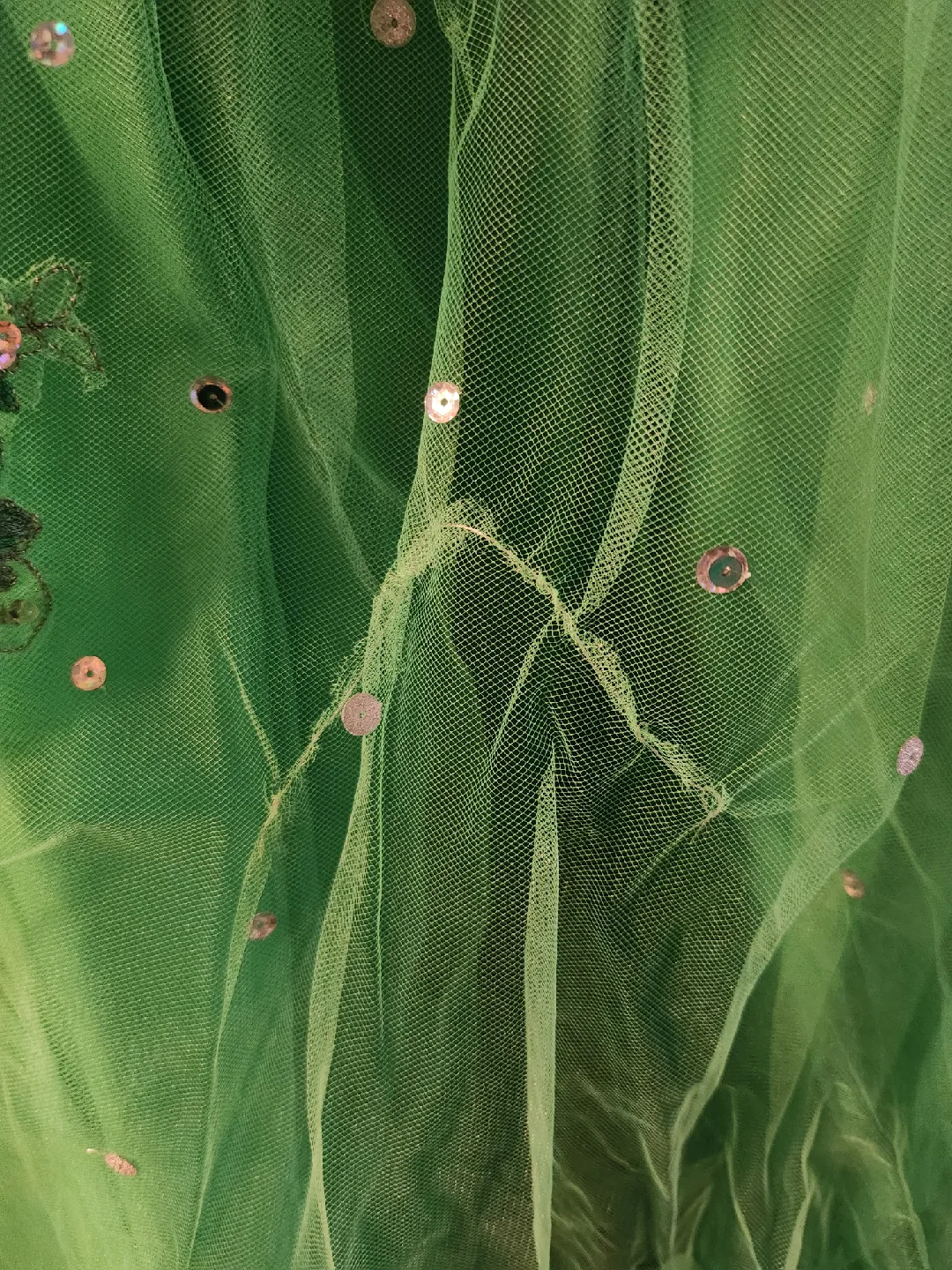 Green Sequin Corset Dress image indicator(4)