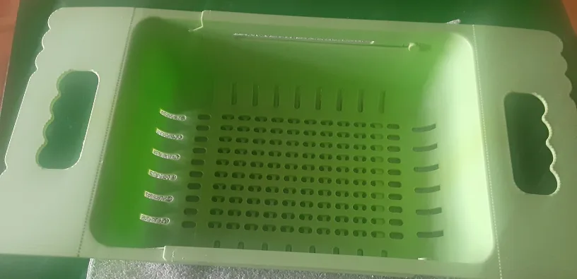 Green Expandable Sink Colander image indicator(9)