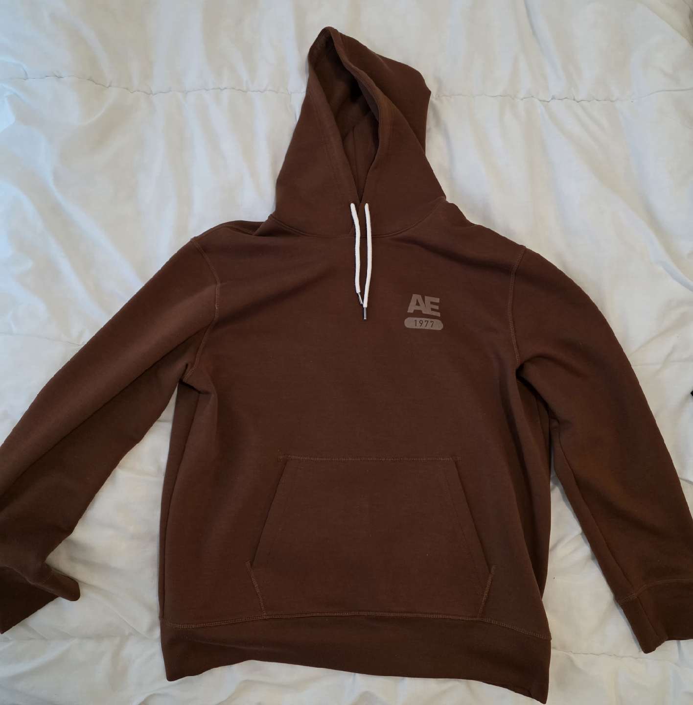 American Eagle Brown Hoodie - Size L