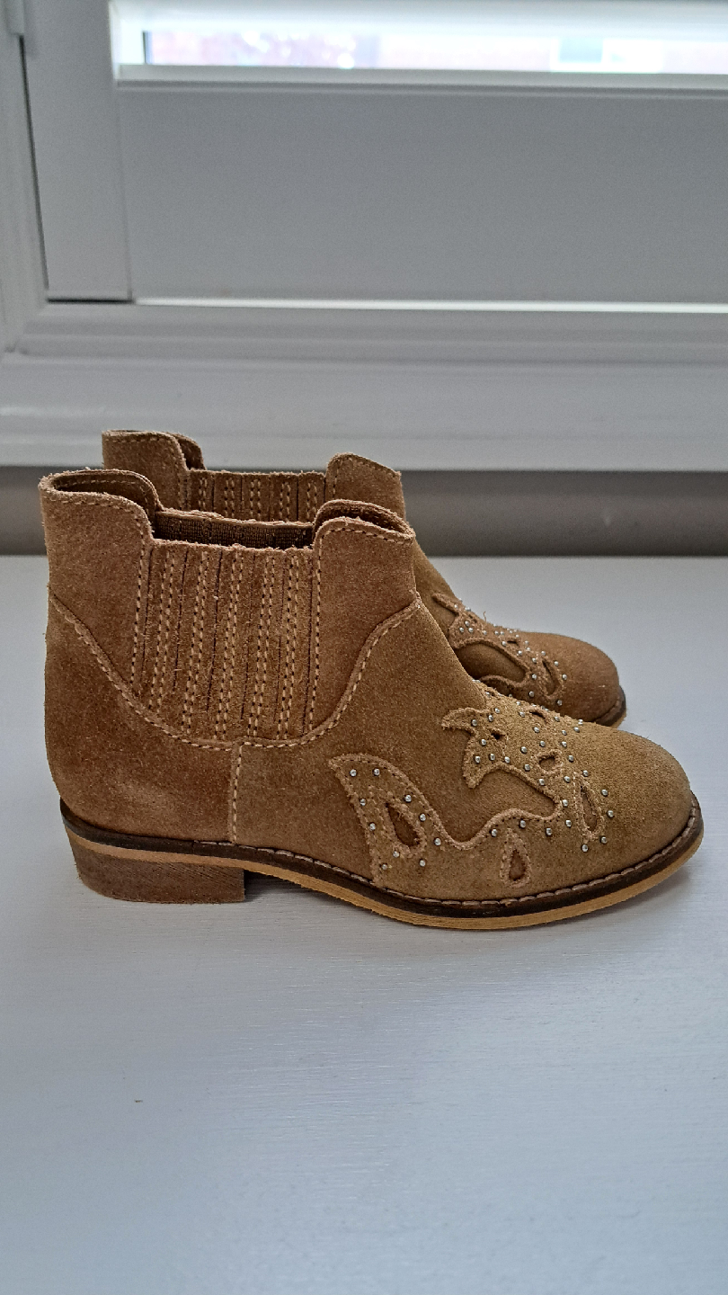Zara Suede Ankle Boots - Size 27 - photo 3