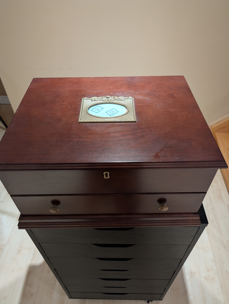 Bombay Company silverware Box &  Drawer Unit with key - photo 2