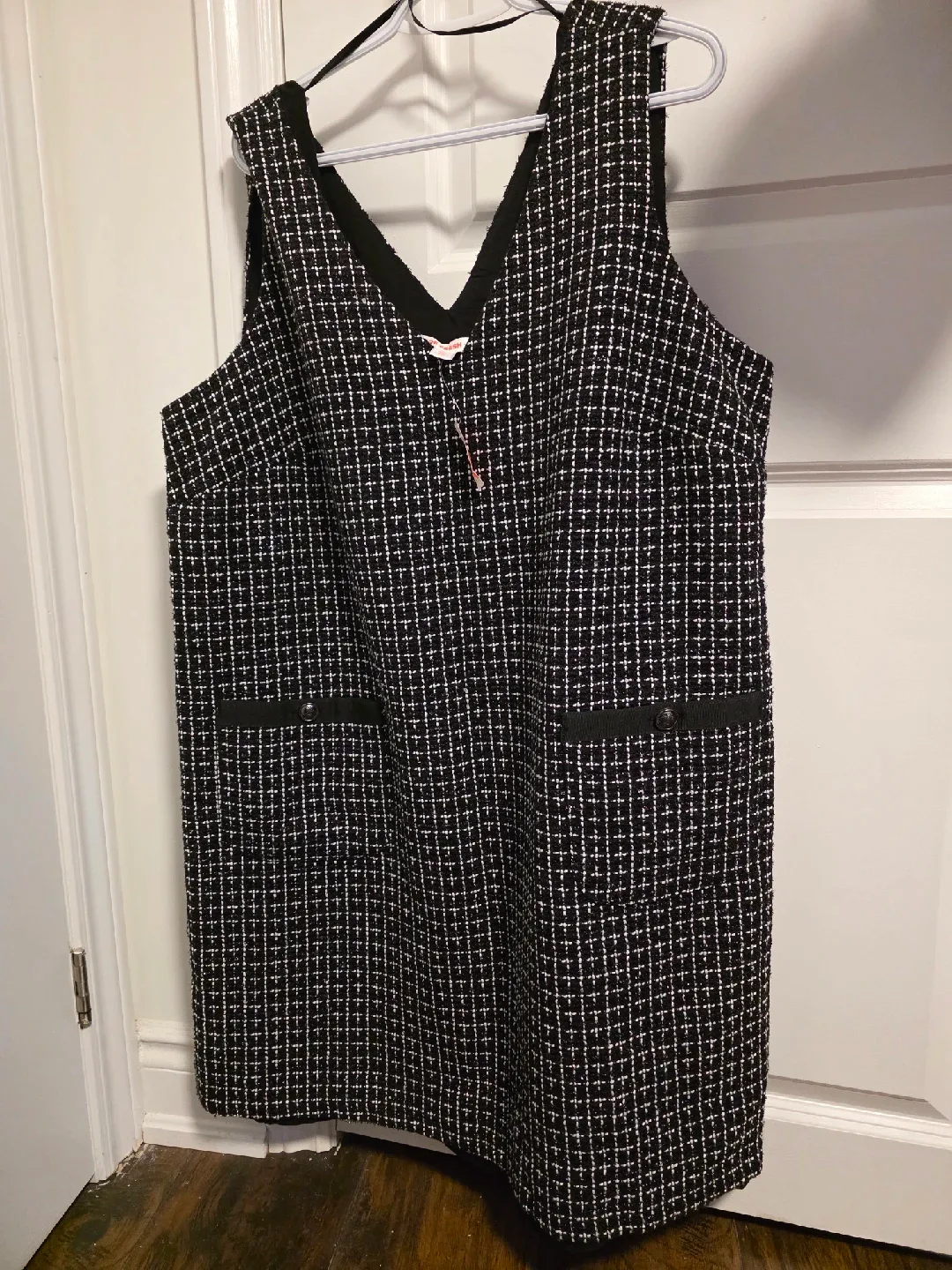 Joe Fresh+ 1X Black & White Dress