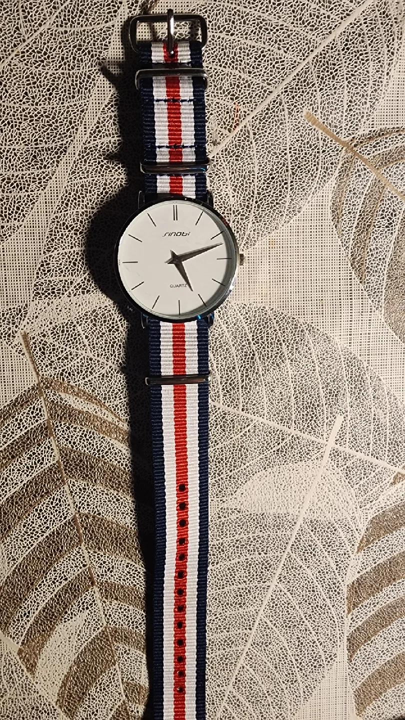 SINOBI Quartz Watch with NATO Strap thumbnail