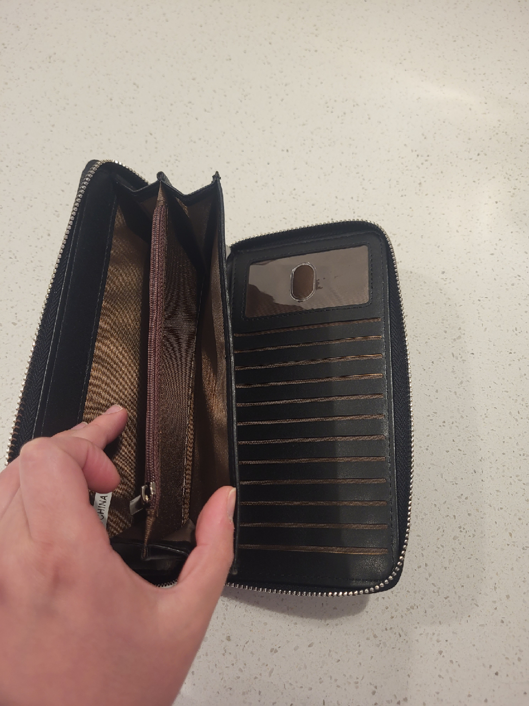 Black Zip Around Wallet - photo 2