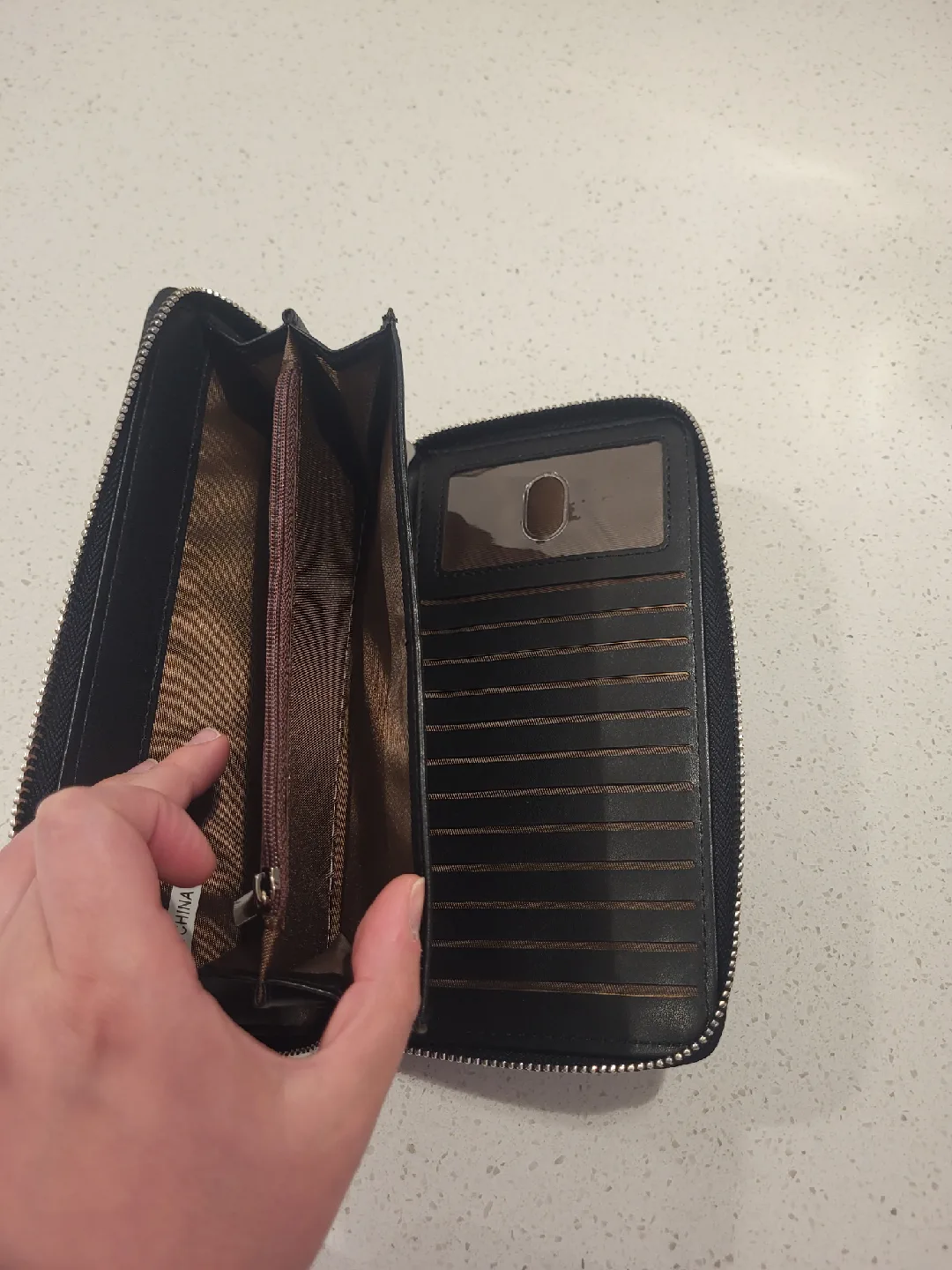 Black Zip Around Wallet image indicator(2)