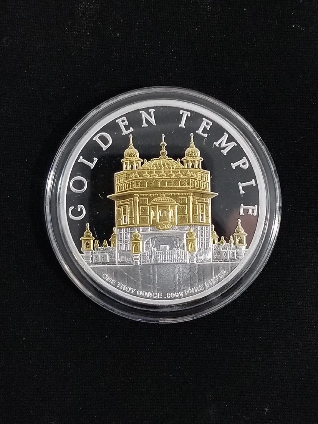 1 oz. pure Silver Coin- Golden Temple thumbnail