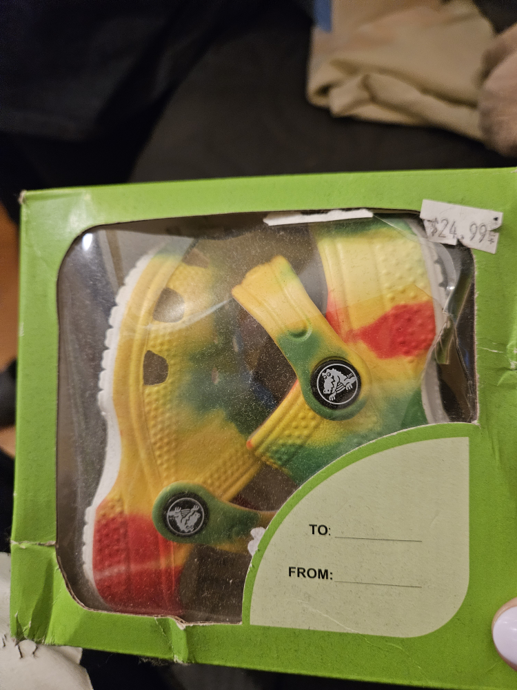 New Crocs Littles Graphic Clog Size C2/C3