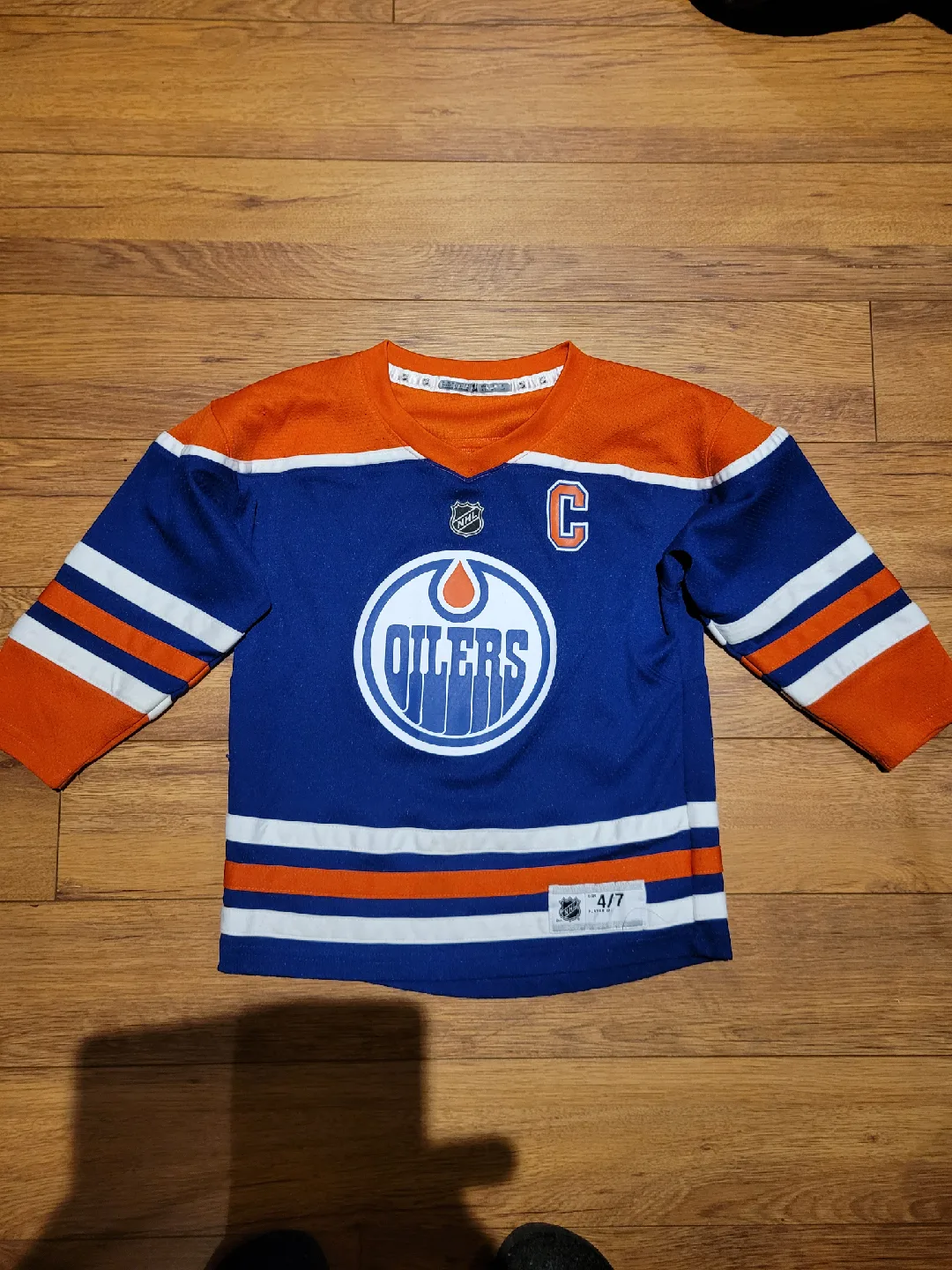Edmonton Oilers McDavid #97 Toddler Jersey Size 4/7 image indicator(2)