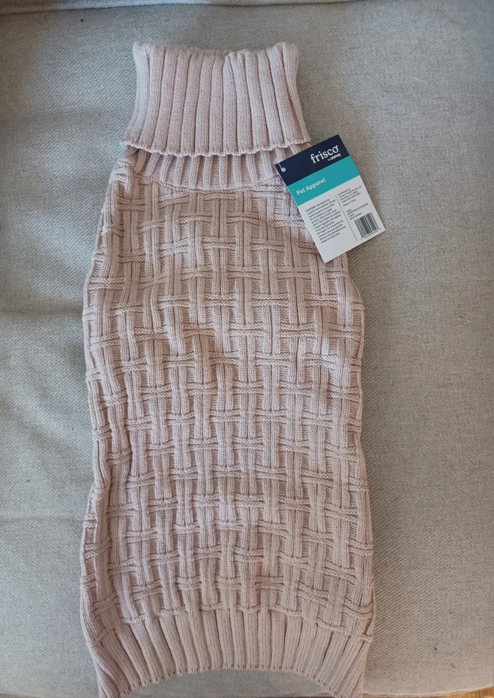 Frisco Dog Turtleneck Sweater - Size Large