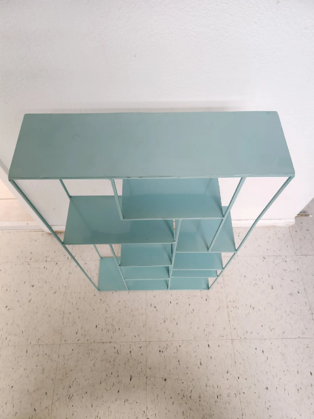 Light Blue Metal Wall Shelf image indicator(2)