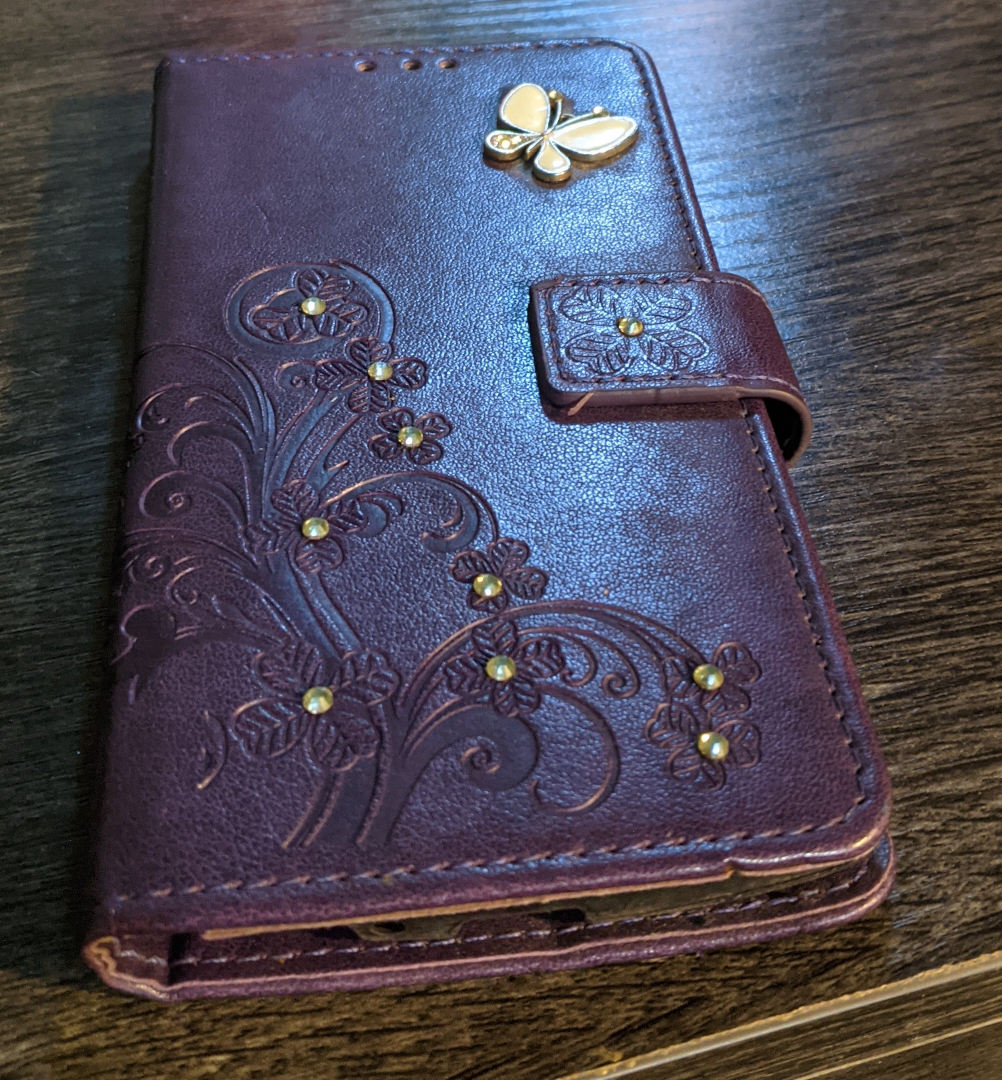 Purple Leather Phone Case