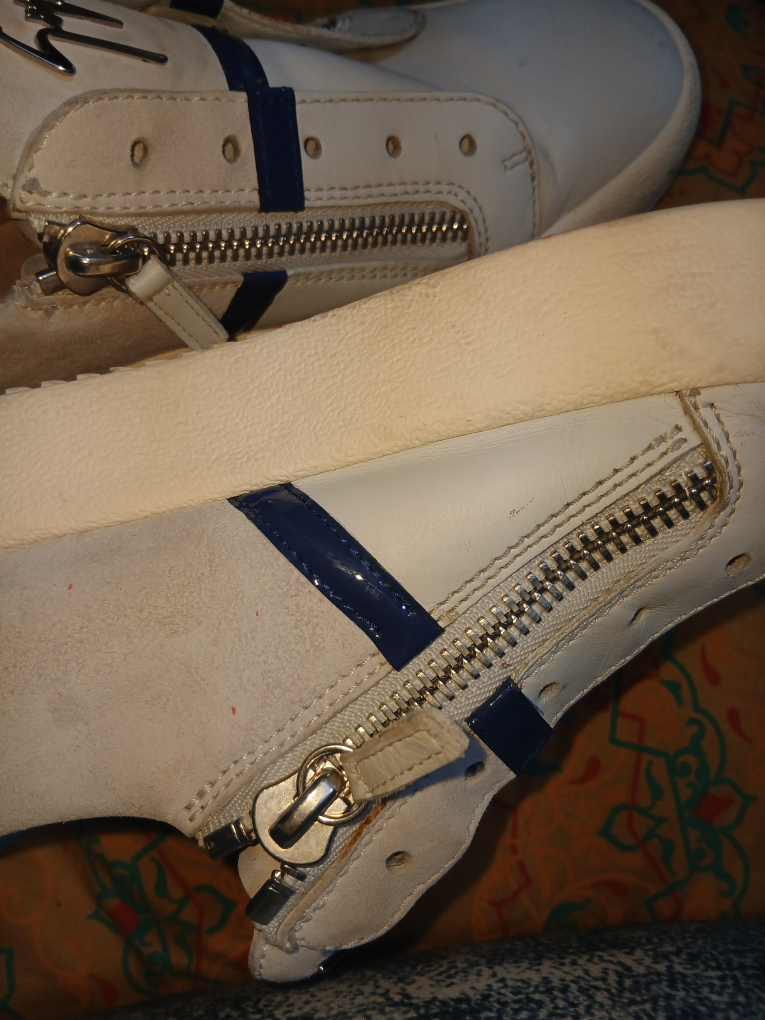 Giuseppe Zanotti White Sneakers Size 42 - photo 3