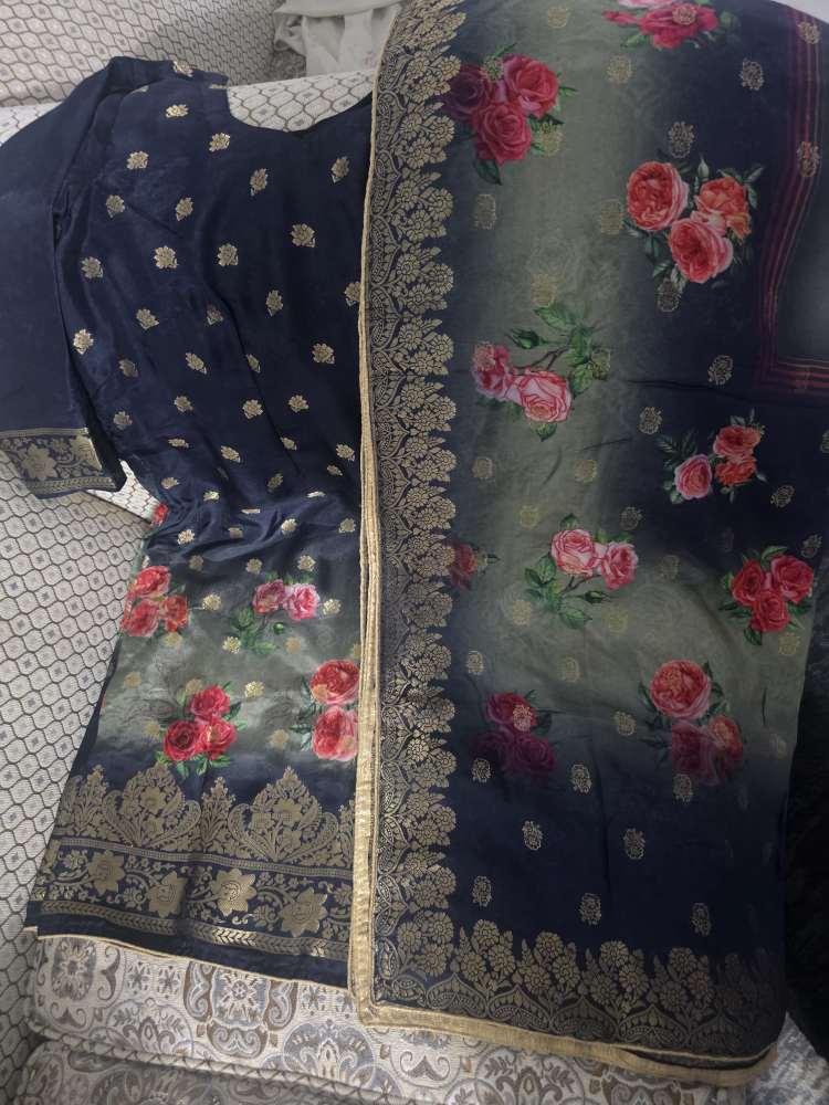 Floral Print Salwar Kameez Suit - photo 5