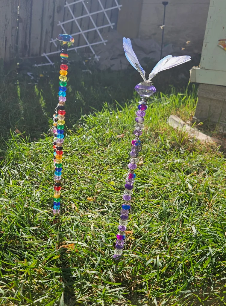 Handmade Fairy Wands/ garden stakes image indicator(9)