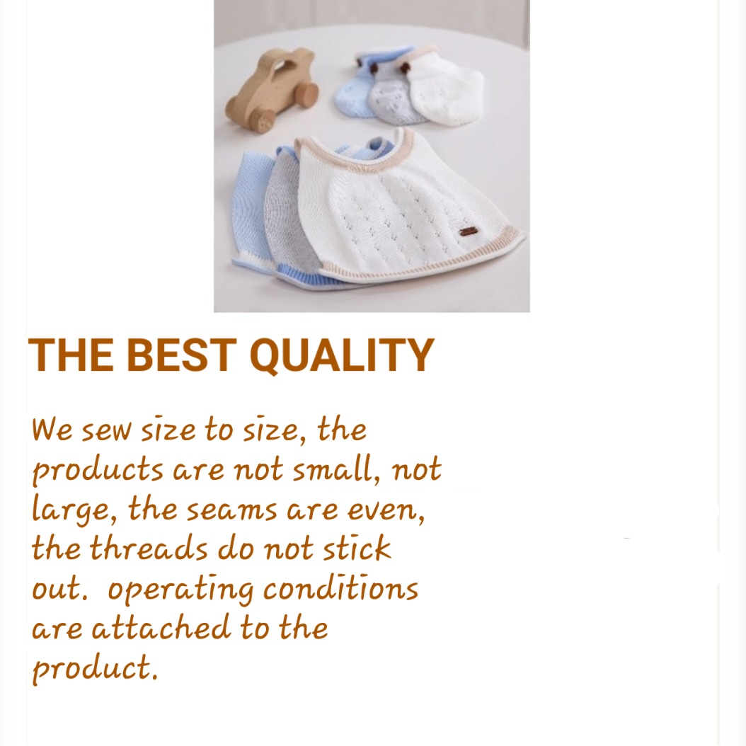 Baby Blanket 100 % Cotton and Merino wool - photo 4