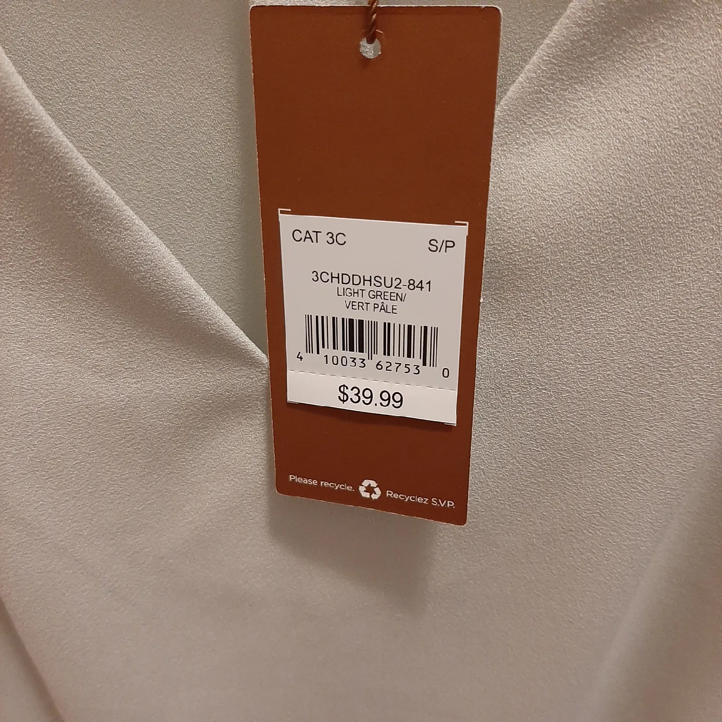 New Light Green Sleeveless Blouse - Size S/P image indicator(2)