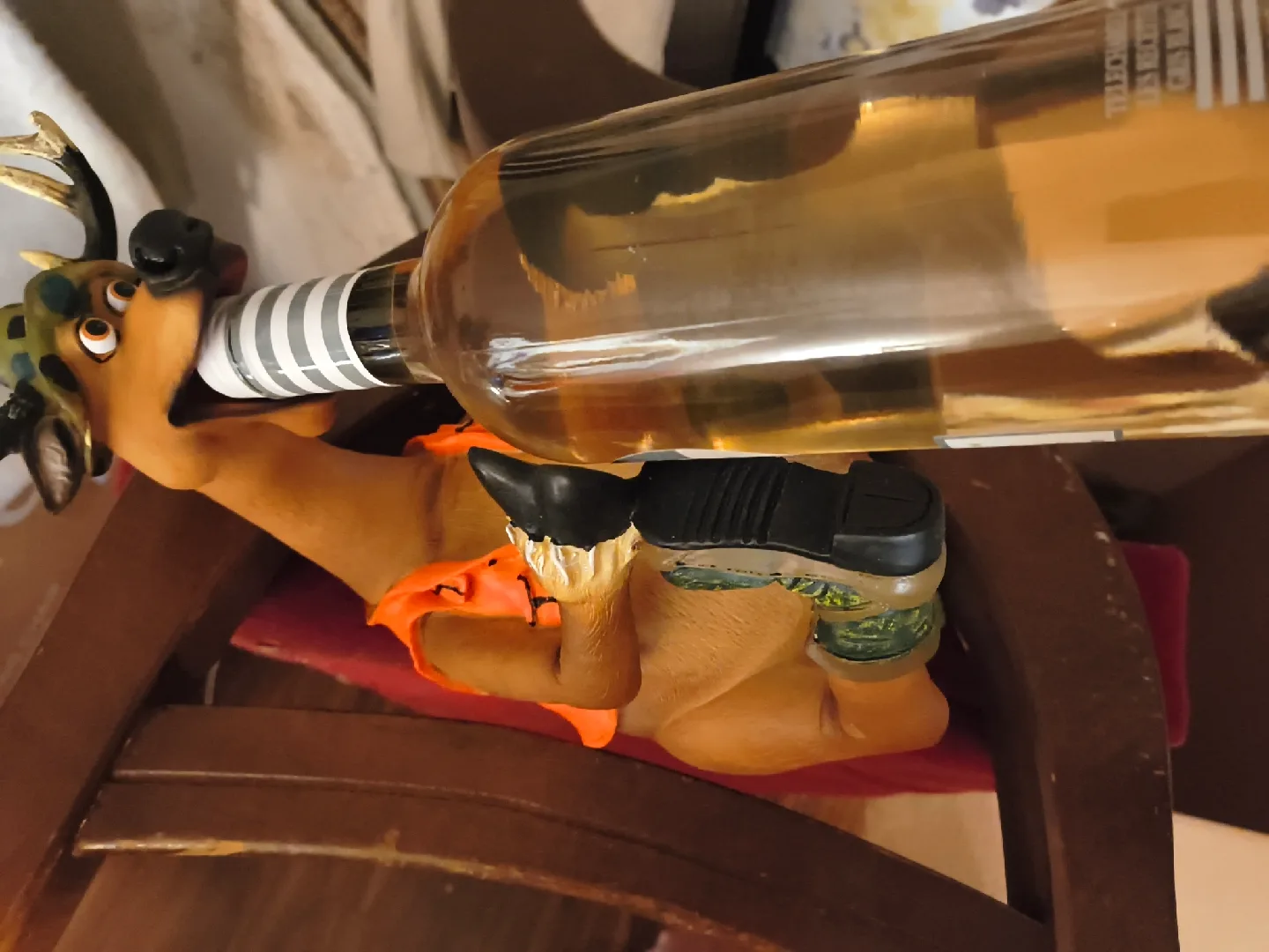 Novelty Wine Bottle Holder - Deer image indicator(2)