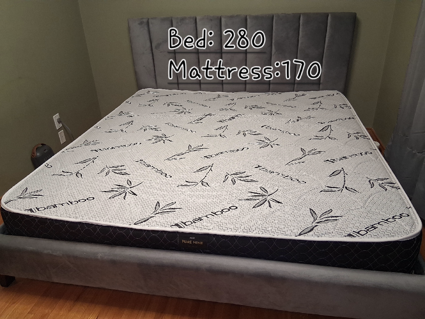 URGENT SALE!!! Queen size bed with a queen-sized mattress