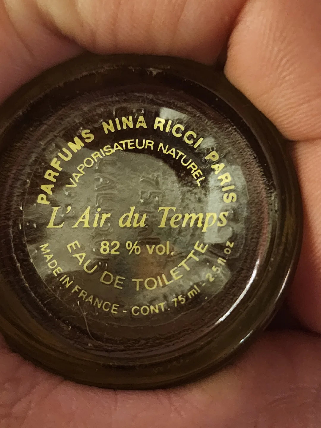 Vintage 1980s Nina Ricci L’ Air du Temps 75 ml EDT perfume image indicator(3)