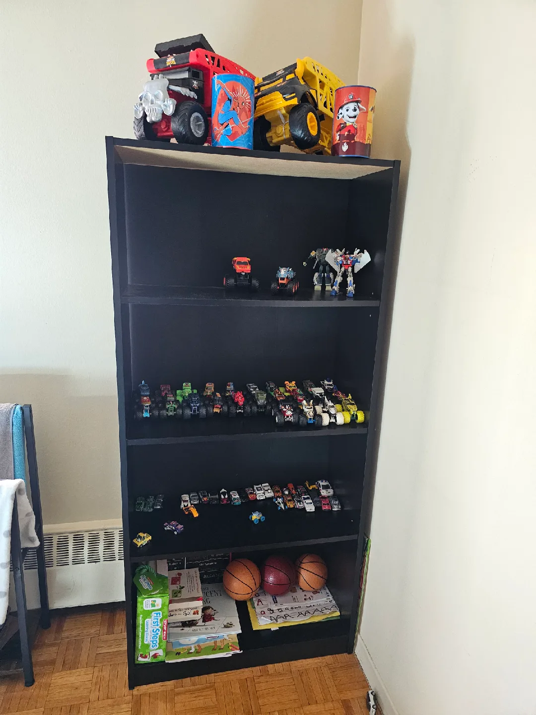 Black Wooden Bookshelf thumbnail