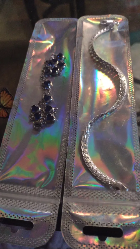 Necklace & Bracelet Set - Silver Tone thumbnail