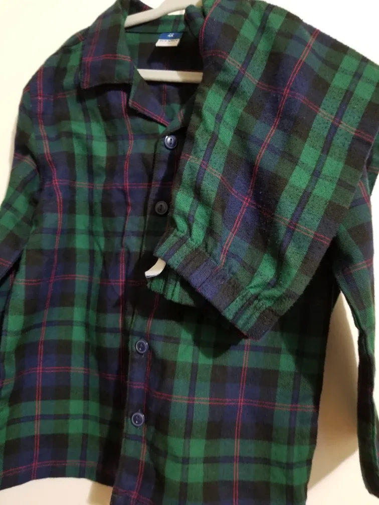 Old Navy Plaid Pajamas - Size 4T image indicator(3)