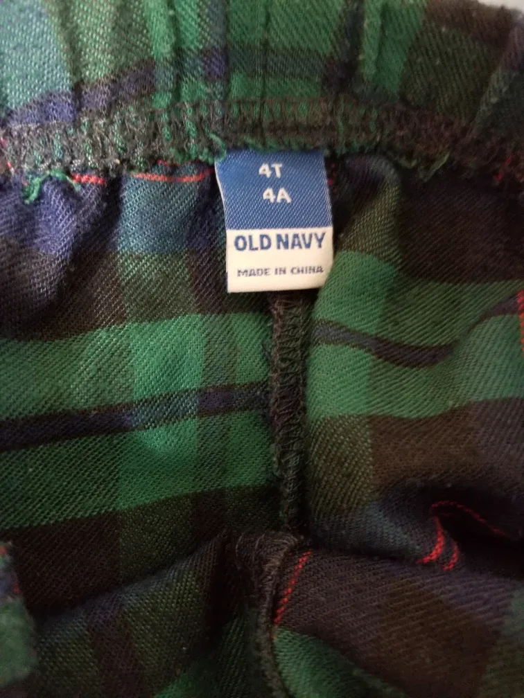 Old Navy Plaid Pajamas - Size 4T image indicator(5)