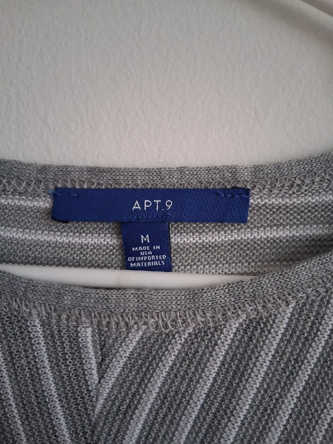 APT. 9 Striped Tie-Front Top - Size M image indicator(2)
