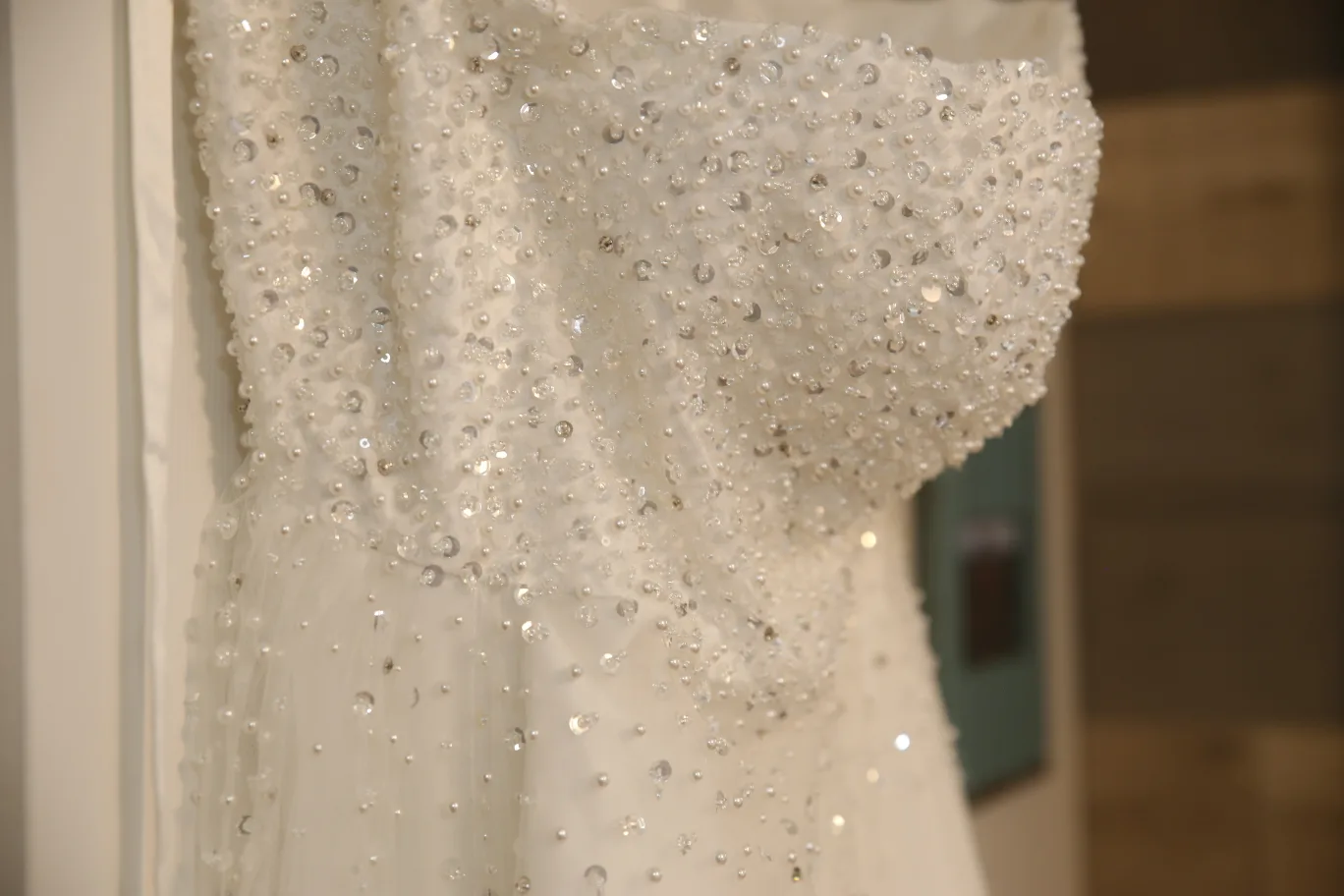 Wedding Dress - Ivory, Beaded & Lace image indicator(4)