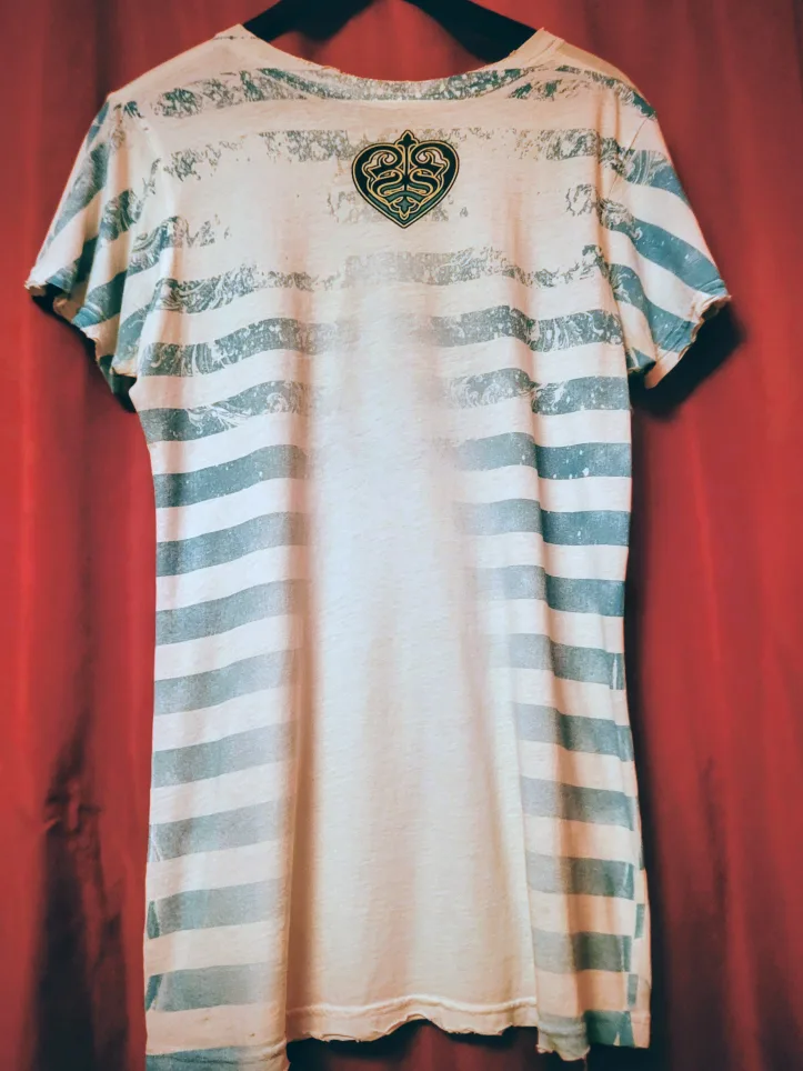 Sinful T-Shirt - Blue & White Stripes🥕 image indicator(2)