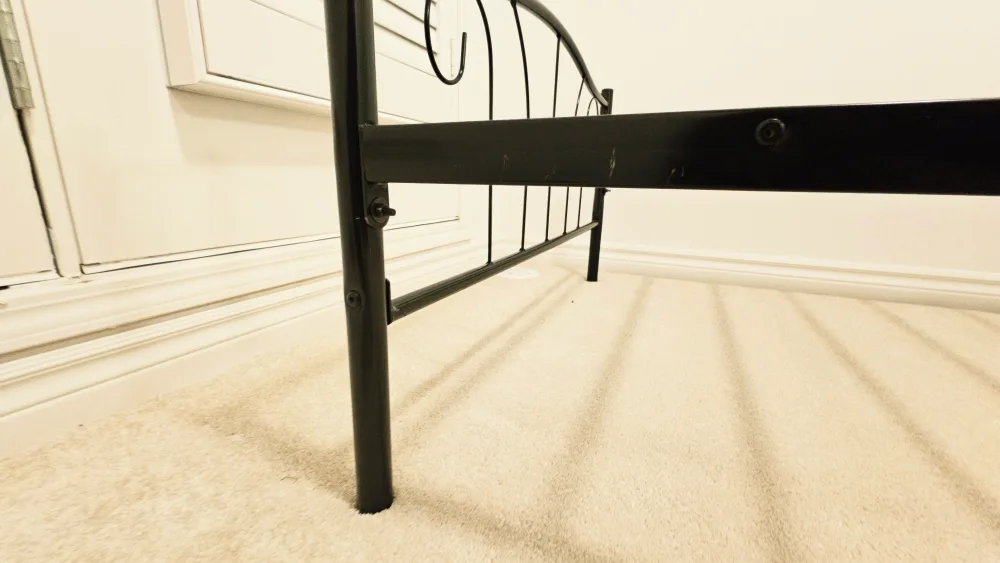 Bamboo Mattress & Black Metal Bed Frame image indicator(6)