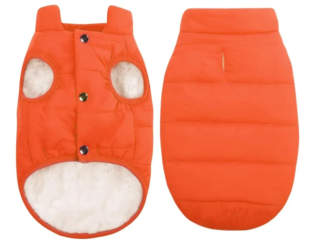 Orange Dog Puffer Vest - Size 3XL image indicator(8)