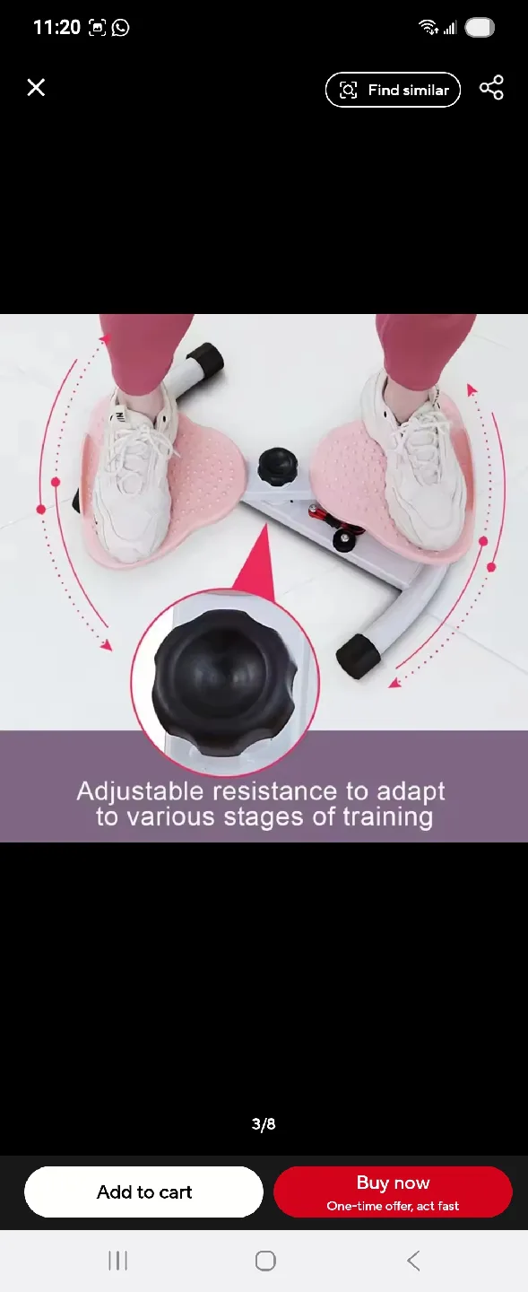 🩷Pink Fitness Stepper image indicator(2)