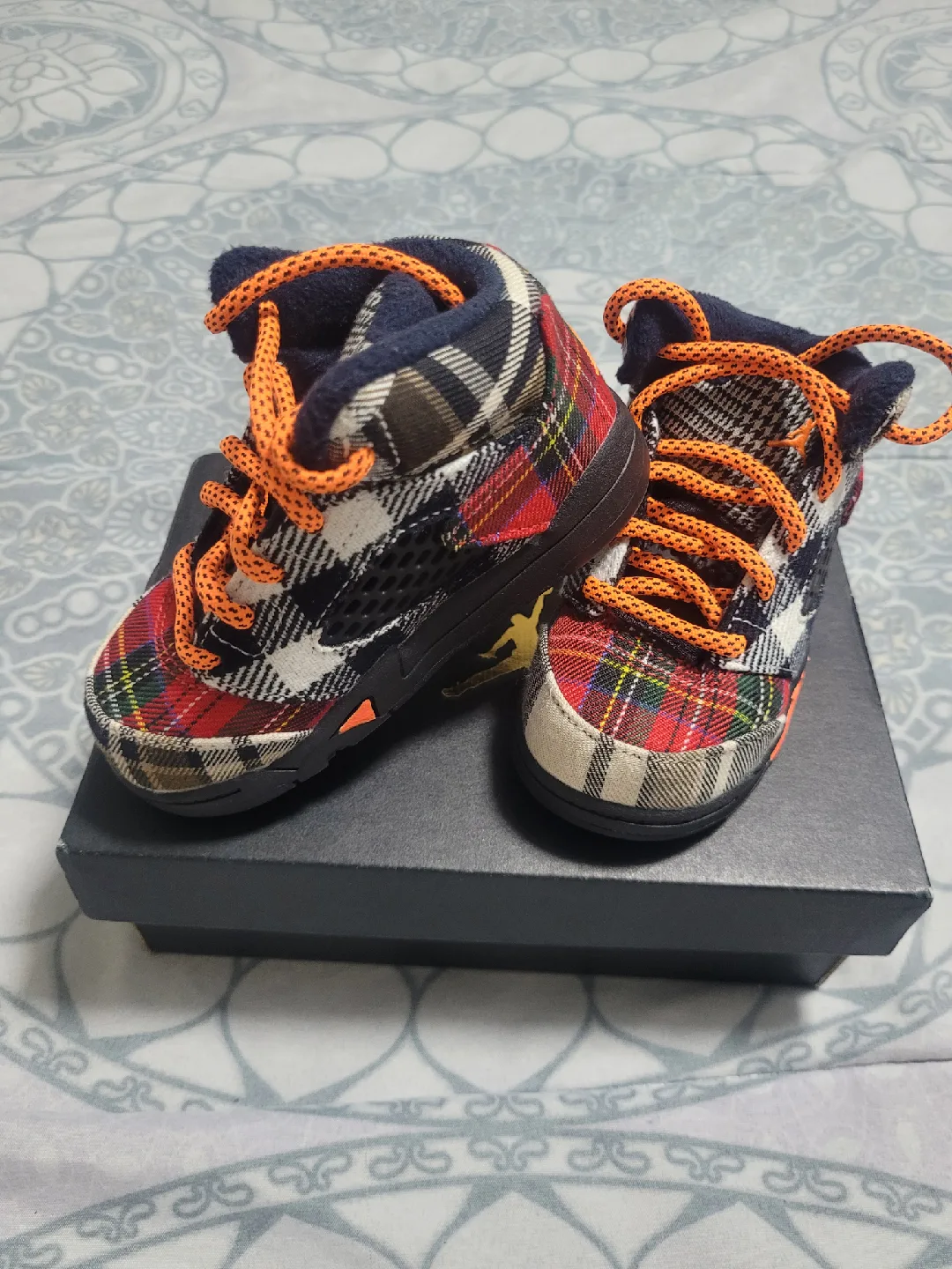 Jordan 5 Retro Plaid Toddler Shoes image indicator(5)