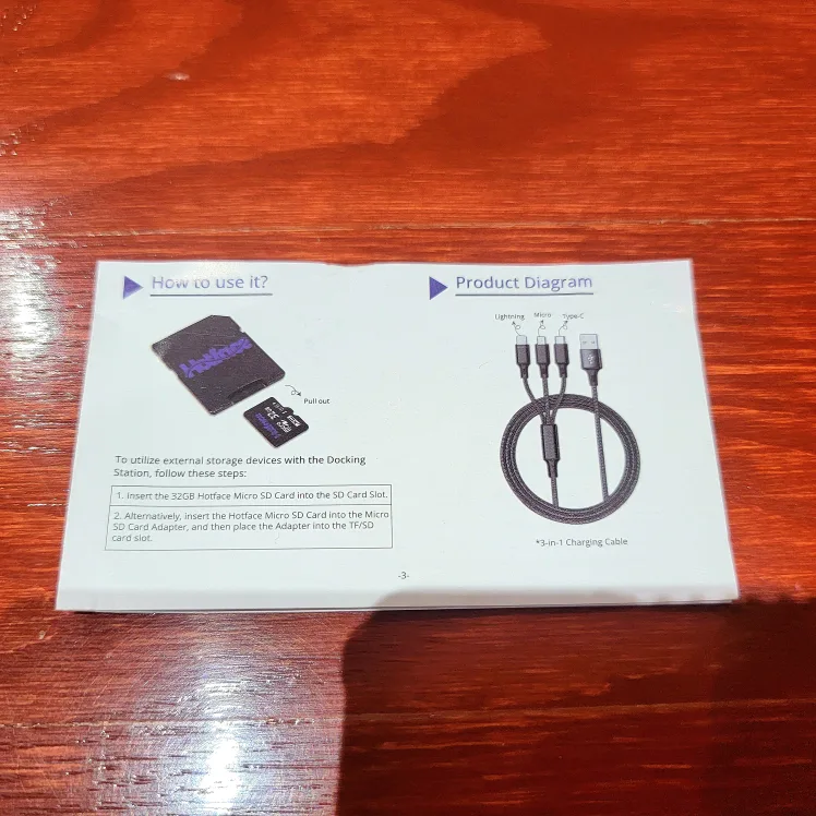 Hotface 256GB Storage Laptop Docking Station Set image indicator(10)