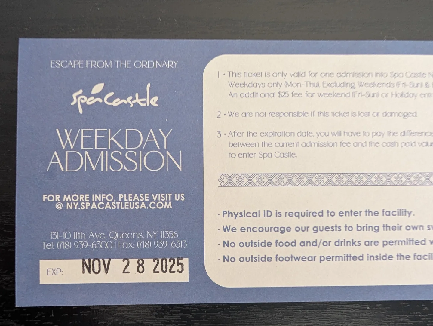 Spa Castle Weekday Admission Ticket - Exp Nov 28 2025 image indicator(2)