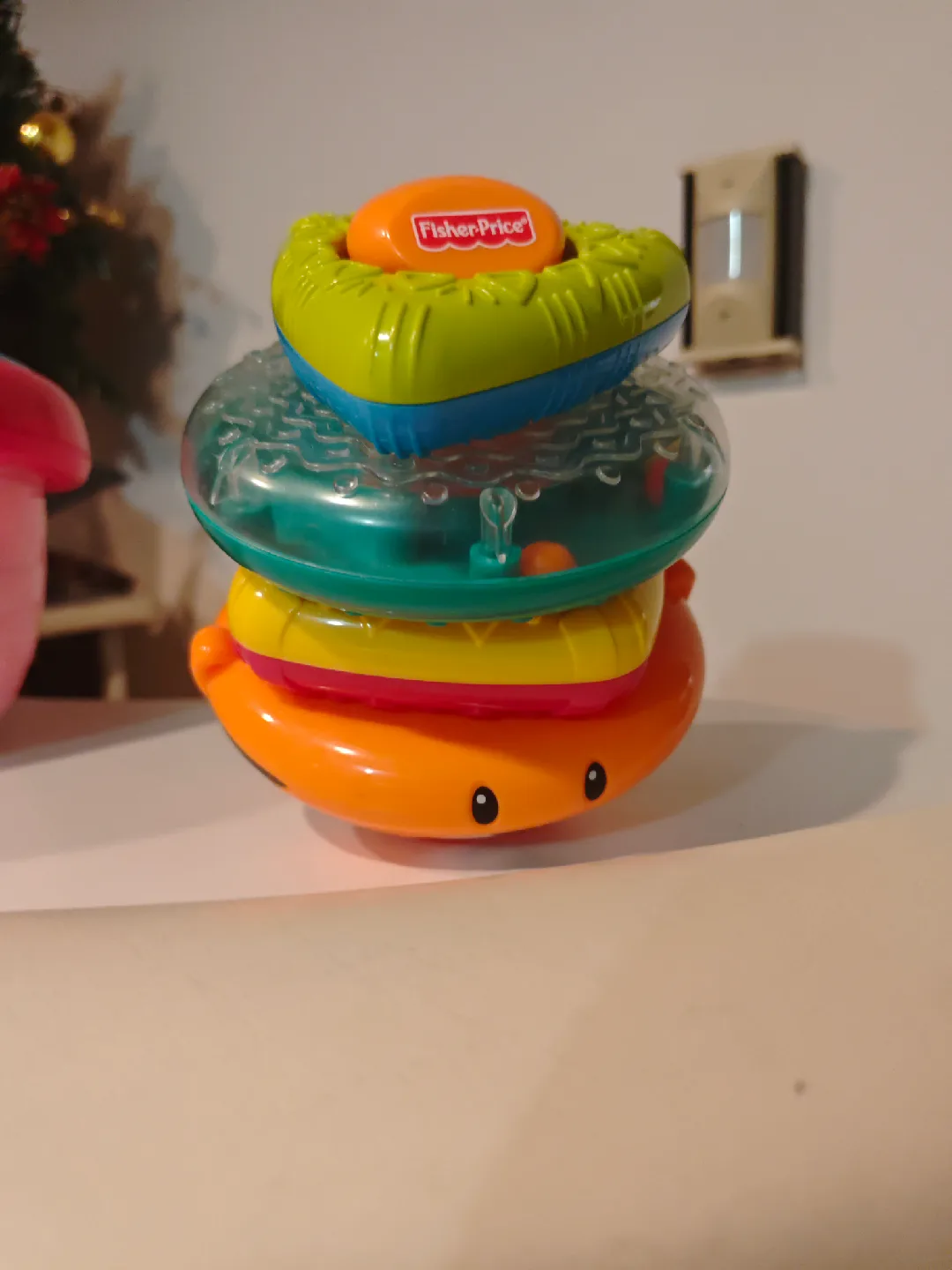 Fisher-Price Stack & Spin Turn Taking Otter Toy