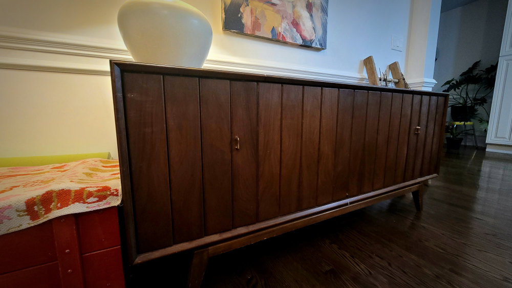 Late 1960s Vintage MCM Zenith Console Stereo/Record Player - photo 2